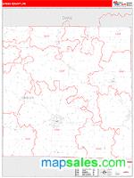 Green County, WI Wall Map Zip Code