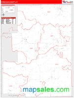 Green Lake County, WI Wall Map Zip Code