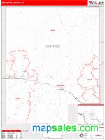 Converse County, WY Wall Map Zip Code