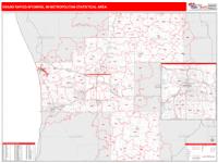 Grand Rapids-Wyoming Metro Area Wall Map