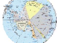 Antarctica Political Wall Map