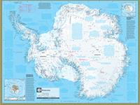 Antarctica Wall Map