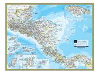 Central America Wall Map