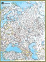 European Russia Wall Map