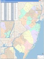 New Jersey Wall Map