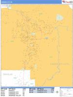 Carson City Wall Map Zip Code