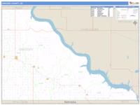 Gregory County, SD Wall Map Zip Code