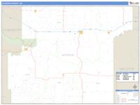 Jackson County, SD Wall Map Zip Code