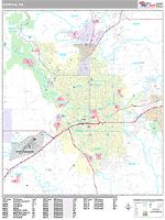 Spokane Wall Map