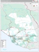 Ventura County, CA Wall Map Zip Code