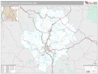 Beckley Metro Area Wall Map