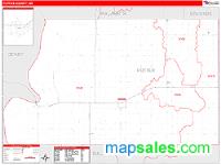 Potter County, SD Wall Map Zip Code
