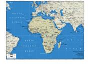 Africa <br />Simplified <br /> Wall Map Map