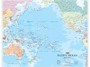 Pacific Ocean <br /> Wall Map Map