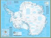 Antarctica <br /> Wall Map Map