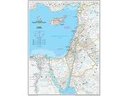 Eastern Mediterranean <br /> Wall Map Map