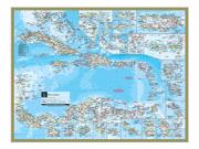West Indies <br /> Wall Map Map