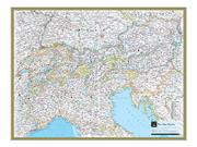 The Alps <br /> Wall Map Map