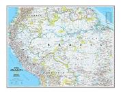 The Amazon <br /> Wall Map Map