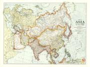 Asia 1921 <br /> Wall Map Map