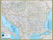 The Balkans <br /> Wall Map Map