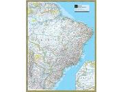 Eastern South America <br /> Wall Map Map