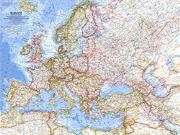 Europe 1962 <br /> Wall Map Map