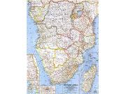 Southern Africa 1962 <br /> Wall Map Map