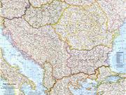 The Balkans 1962 <br /> Wall Map Map