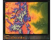 Colorado Topo <br /> Wall Map Map