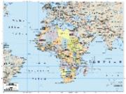 Africa Political Wall Map