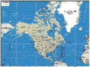 North America Simplified Wall Map
