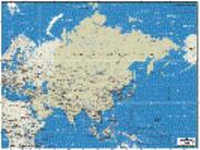 Asia Simplified Wall Map