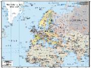 Africa Physical Wall Map