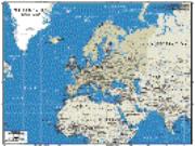 Europe Simplified Wall Map