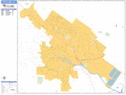 Petaluma <br /> Wall Map <br /> Basic Style 2024 Map