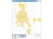 Redding <br /> Wall Map <br /> Basic Style 2024 Map