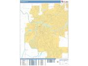 Sacramento <br /> Wall Map <br /> Basic Style 2024 Map