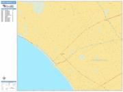 Santa Monica <br /> Wall Map <br /> Basic Style 2024 Map