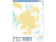 Fort Collins <br /> Wall Map <br /> Basic Style 2024 Map