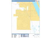 Palm Bay <br /> Wall Map <br /> Basic Style 2024 Map
