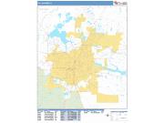 Tallahassee <br /> Wall Map <br /> Basic Style 2024 Map