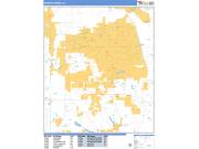 Warner Robins <br /> Wall Map <br /> Basic Style 2024 Map