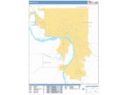 Sioux City <br /> Wall Map <br /> Basic Style 2024 Map