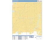 Overland Park <br /> Wall Map <br /> Basic Style 2024 Map