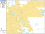 Bossier City <br /> Wall Map <br /> Basic Style 2024 Map