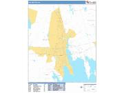 New Bedford <br /> Wall Map <br /> Basic Style 2024 Map