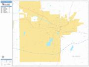 Battle Creek <br /> Wall Map <br /> Basic Style 2024 Map
