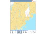 New Rochelle <br /> Wall Map <br /> Basic Style 2024 Map