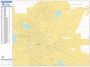 Oklahoma City <br /> Wall Map <br /> Basic Style 2024 Map